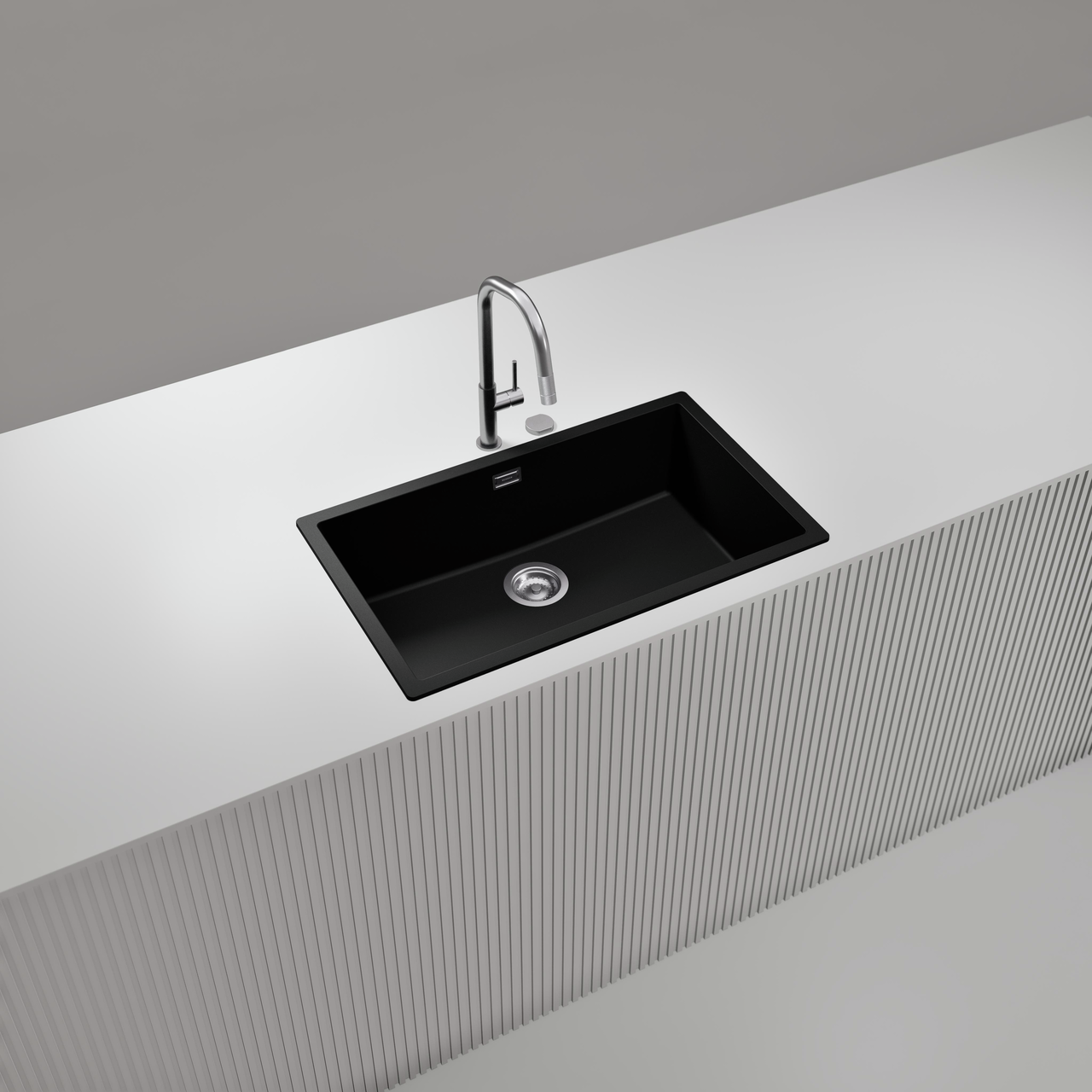 Dřez FORMHAUS D-100LS NERO